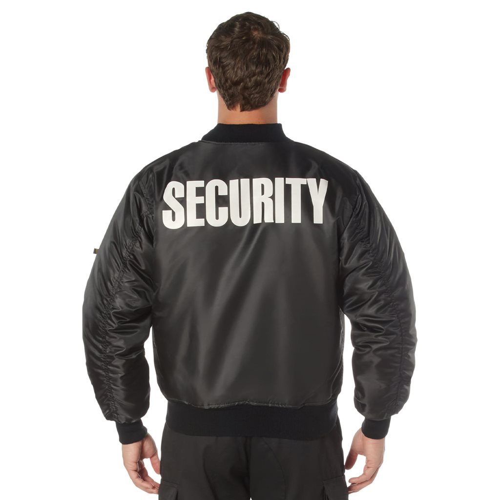 Bunda SECURITY MA1 FLIGHT ČERNÁ vel. S
