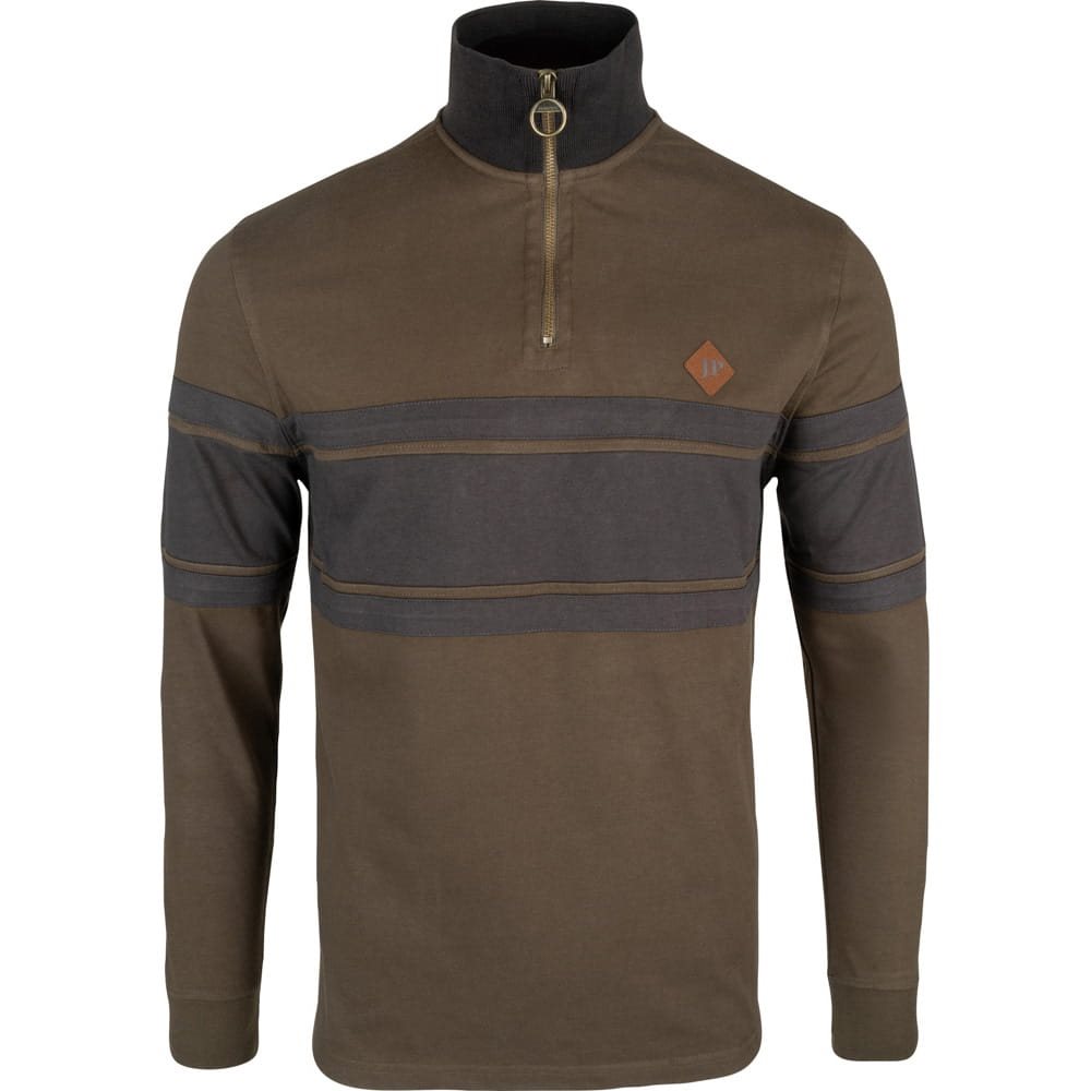 Mikina HALF ZIP CONTRAST ZELENÁ vel. M