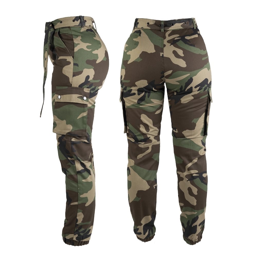 Kalhoty dámské ARMY WOODLAND vel. S
