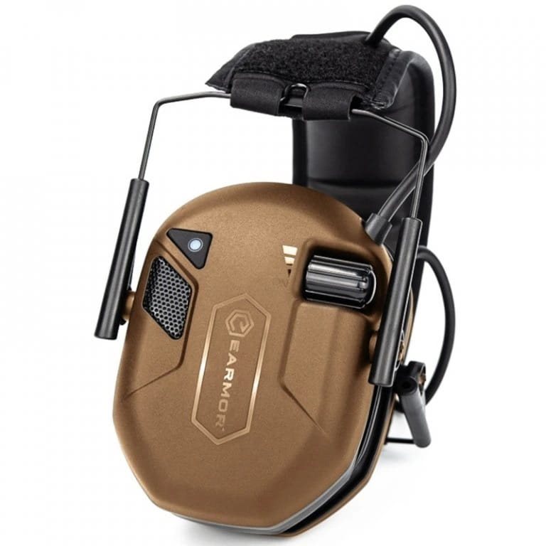 Sluchátka elektronická M300T s BlueTooth COYOTE BROWN