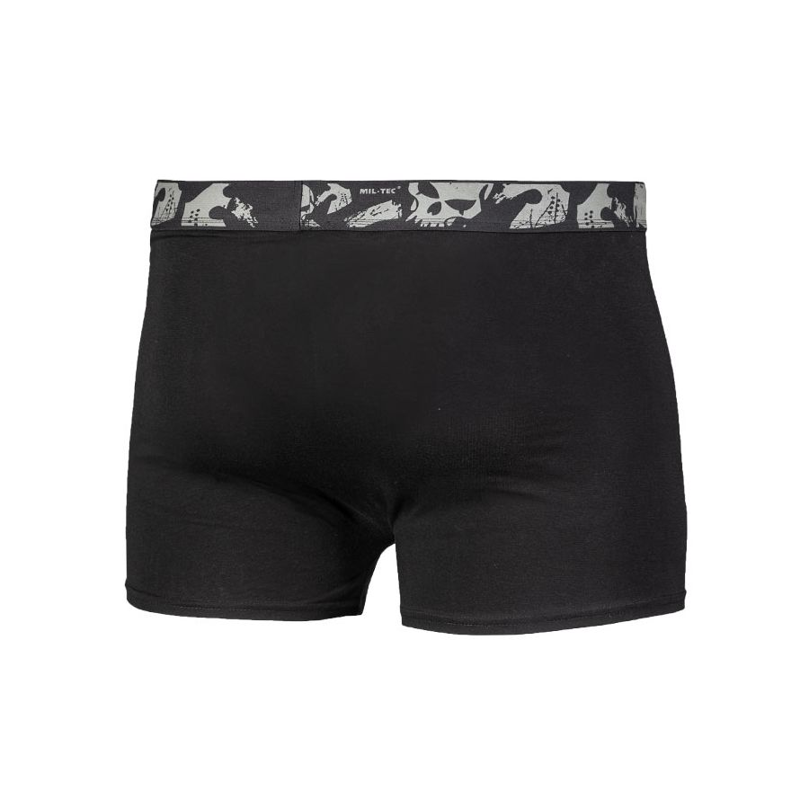 Trenýrky BOXER pánské SKULL ČERNÉ set 2ks vel. L