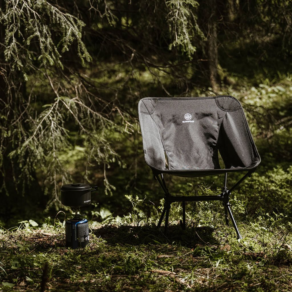 Židle Wildscape Mini lehká skládací ČERNÁ