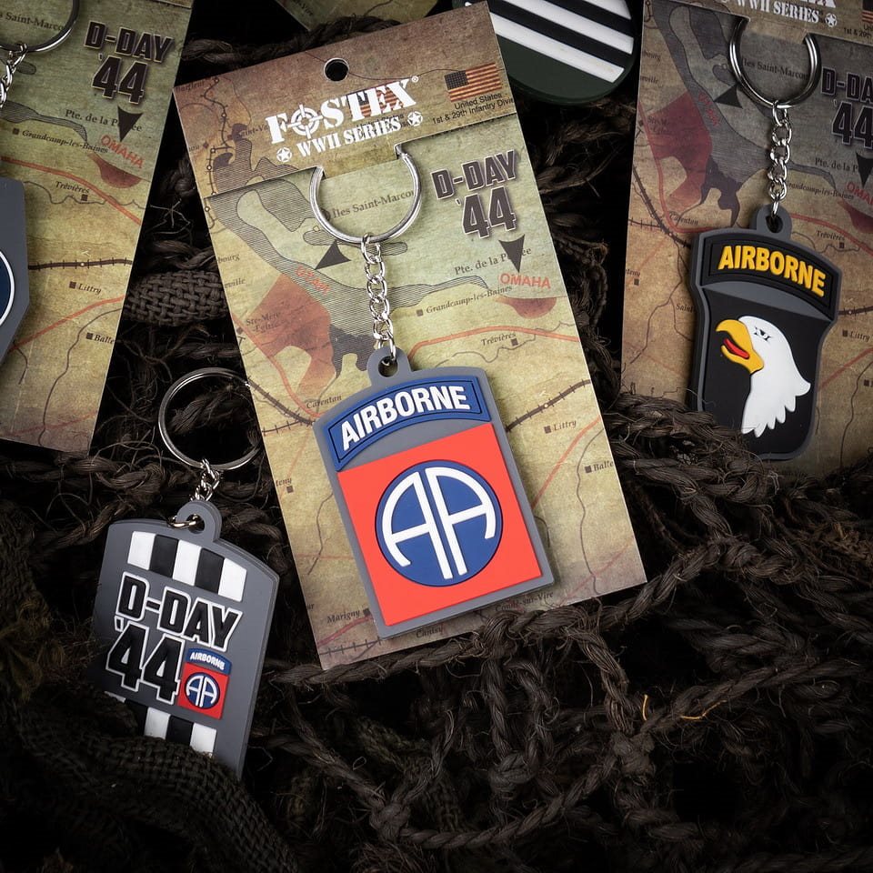 Klíčenka 82nd AIRBORNE D-DAY 3D PVC