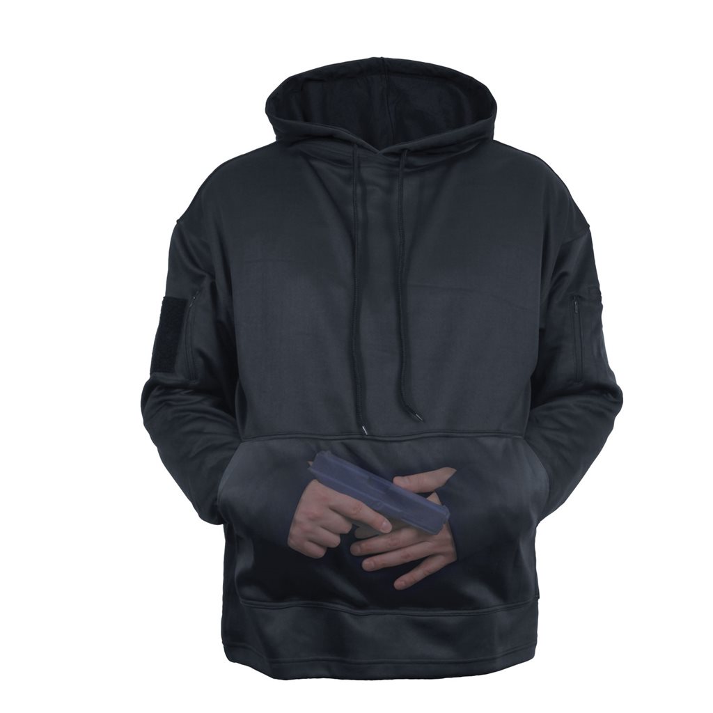 Mikina CONCEALED CARRY s kapucí TMAVÉ MODRÁ vel. L