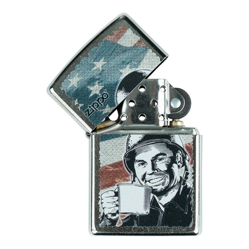 Zapalovač ZIPPO G.I JOE COFFEE benzínový