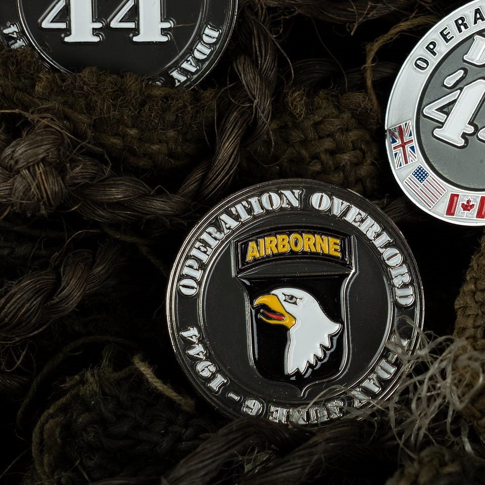 Odznak 101 AIRBORNE OPERATION OVERLORD