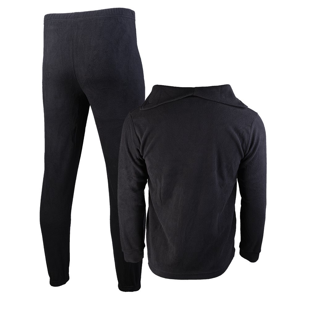 Spodní prádlo THERMOFLEECE se zipem ČERNÉ vel. 3XL
