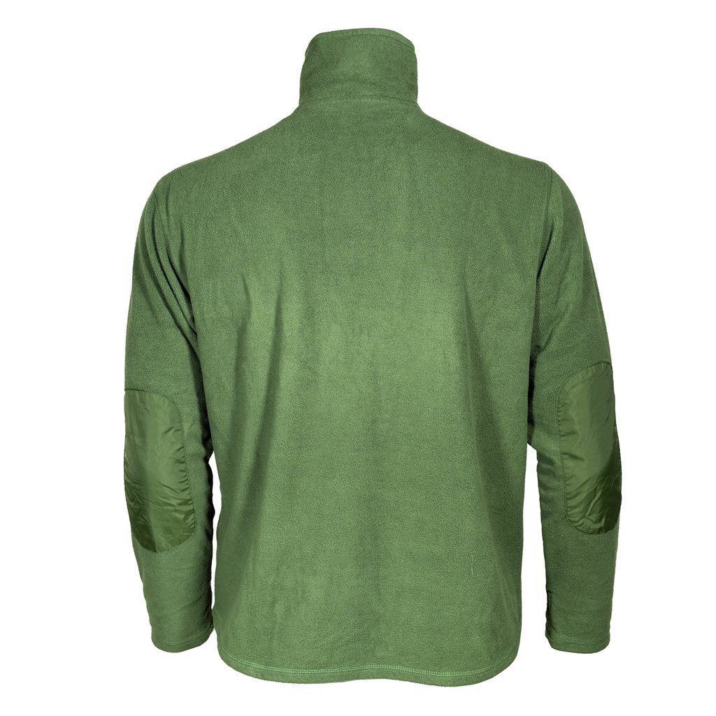 Mikina FLEECE řecká 3/4 zip ZELENÁ použité vel. M
