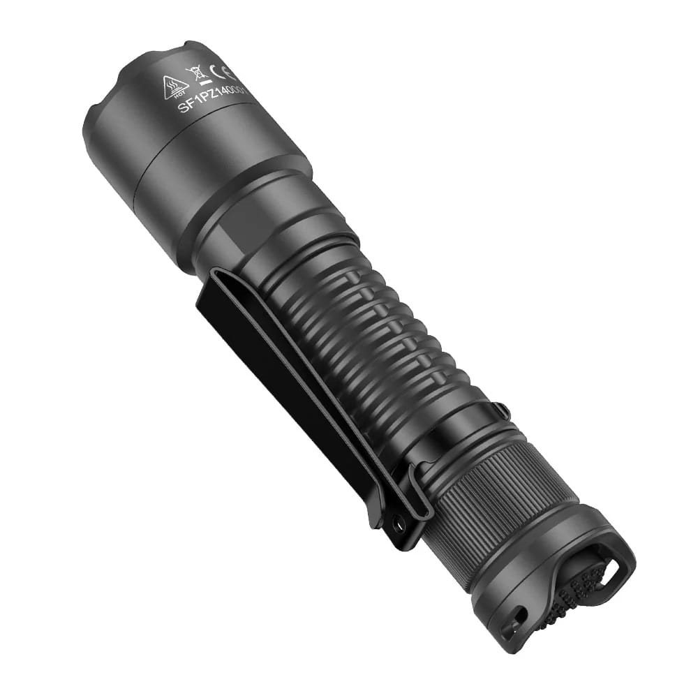 Svítilna PZ14 ZOOM dobíjecí, 1000 lumenů, 440 metrů, IP67 ČERNÁ