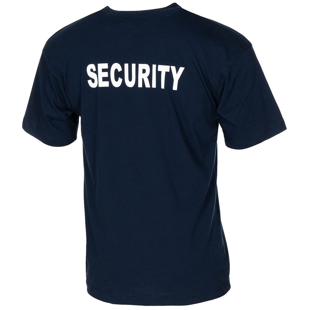Triko SECURITY krátký rukáv MODRÉ vel. XXL