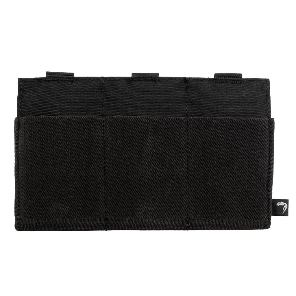 Sumka elastická otevřená pro 3 zásobníky M4/M16 ČERNÁ