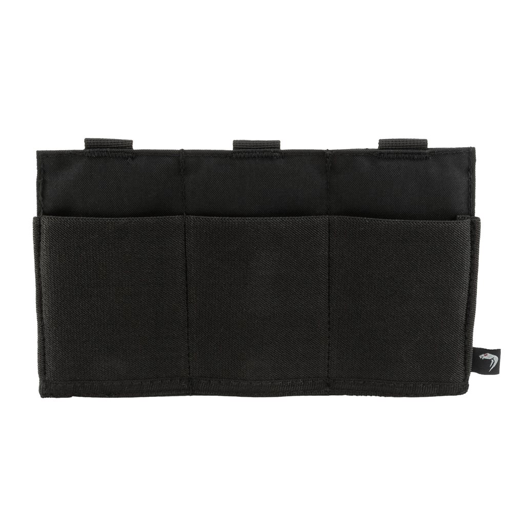 Sumka elastická otevřená pro 3 zásobníky M4/M16 ČERNÁ