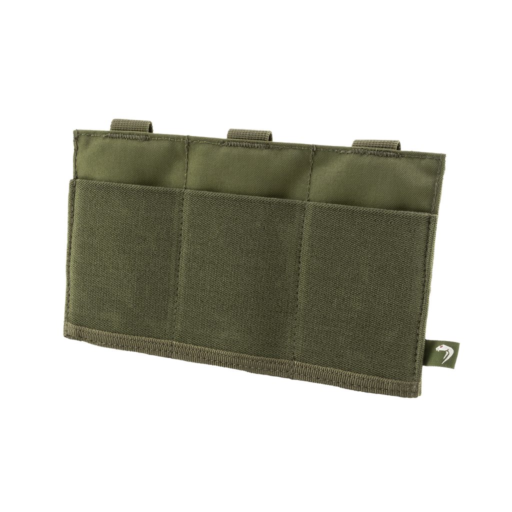 Sumka elastická otevřená pro 3 zásobníky M4/M16 ZELENÁ