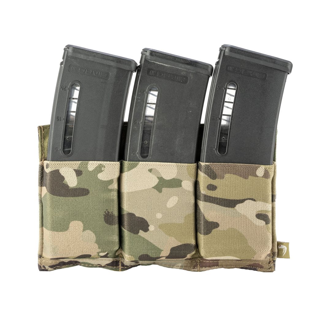 Sumka elastická otevřená pro 3 zásobníky M4/M16 VCAM