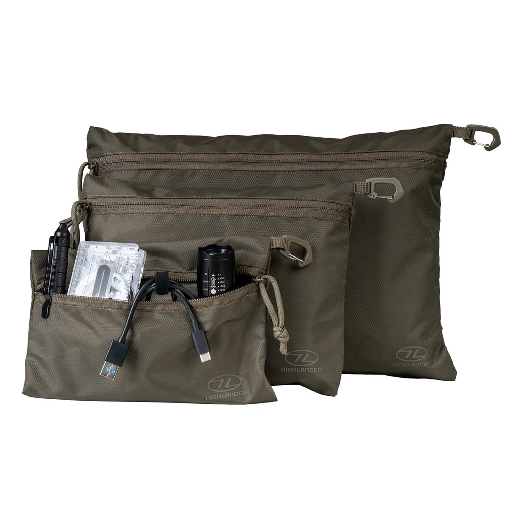 Pouzdra NEAT FREAK organizační sada 3 kusy RANGER GREEN