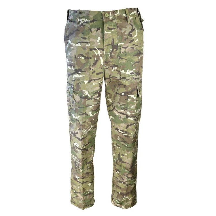 Kalhoty britské KOMBAT BTP camo vel. 36