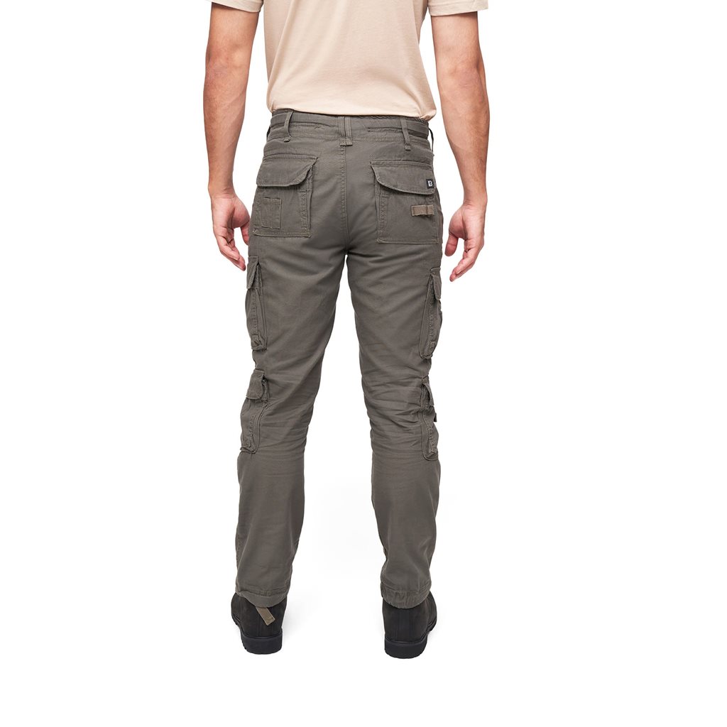 Kalhoty PURE SLIM FIT vintage ZELENÉ vel. XL