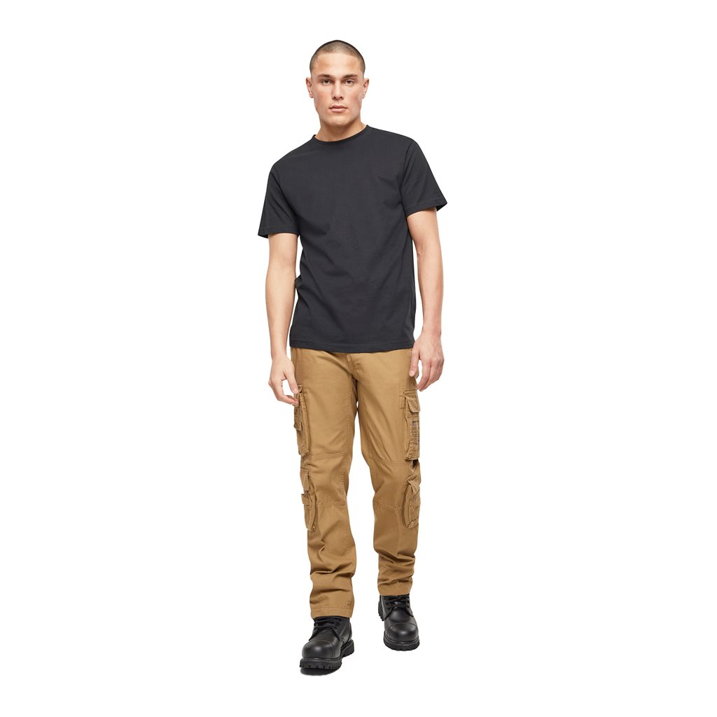 Kalhoty PURE SLIM FIT vintage PÍSKOVÉ vel. L