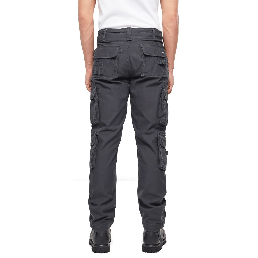 Kalhoty PURE SLIM FIT vintage ŠEDÉ vel. L