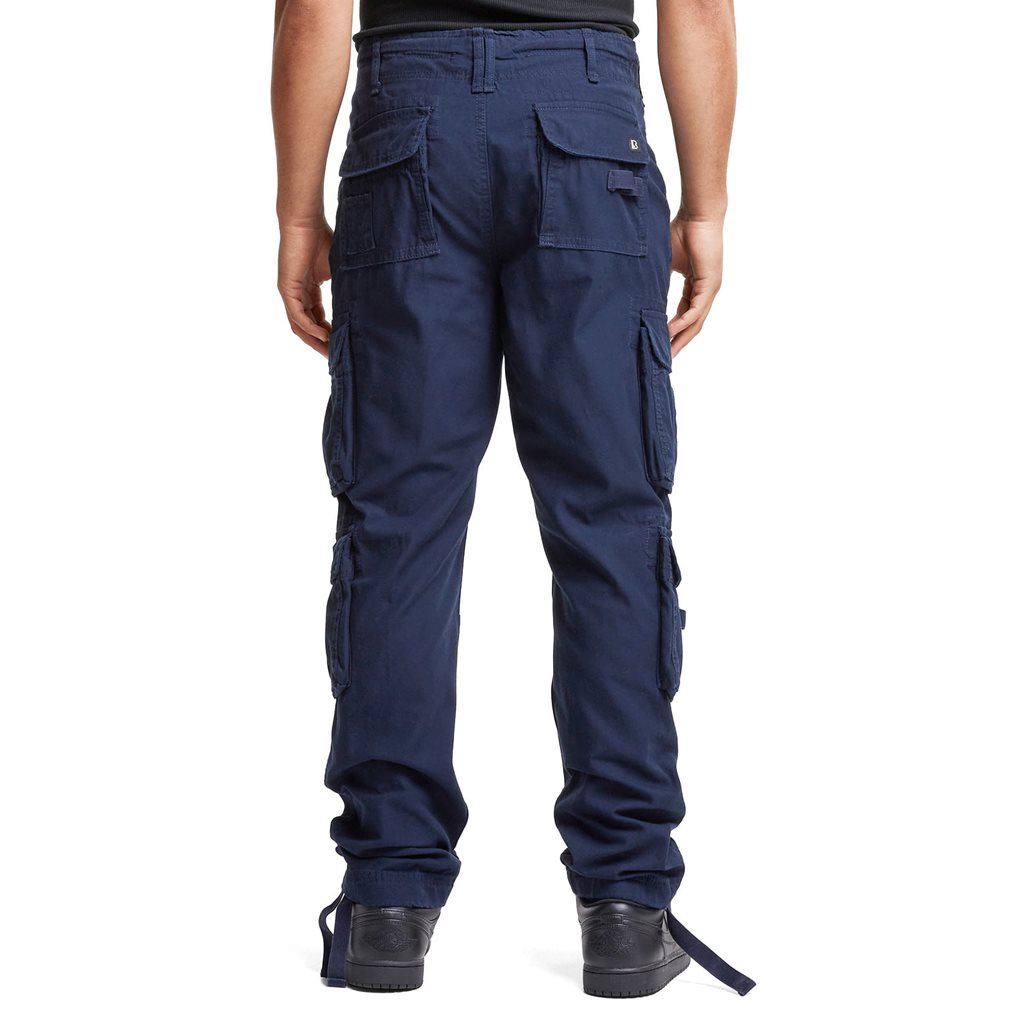 Kalhoty PURE SLIM FIT vintage MODRÉ vel. S