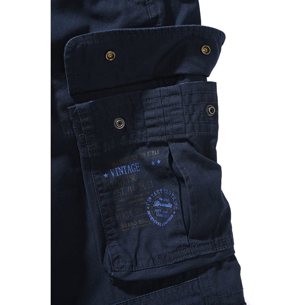 Kalhoty PURE SLIM FIT vintage MODRÉ vel. XL