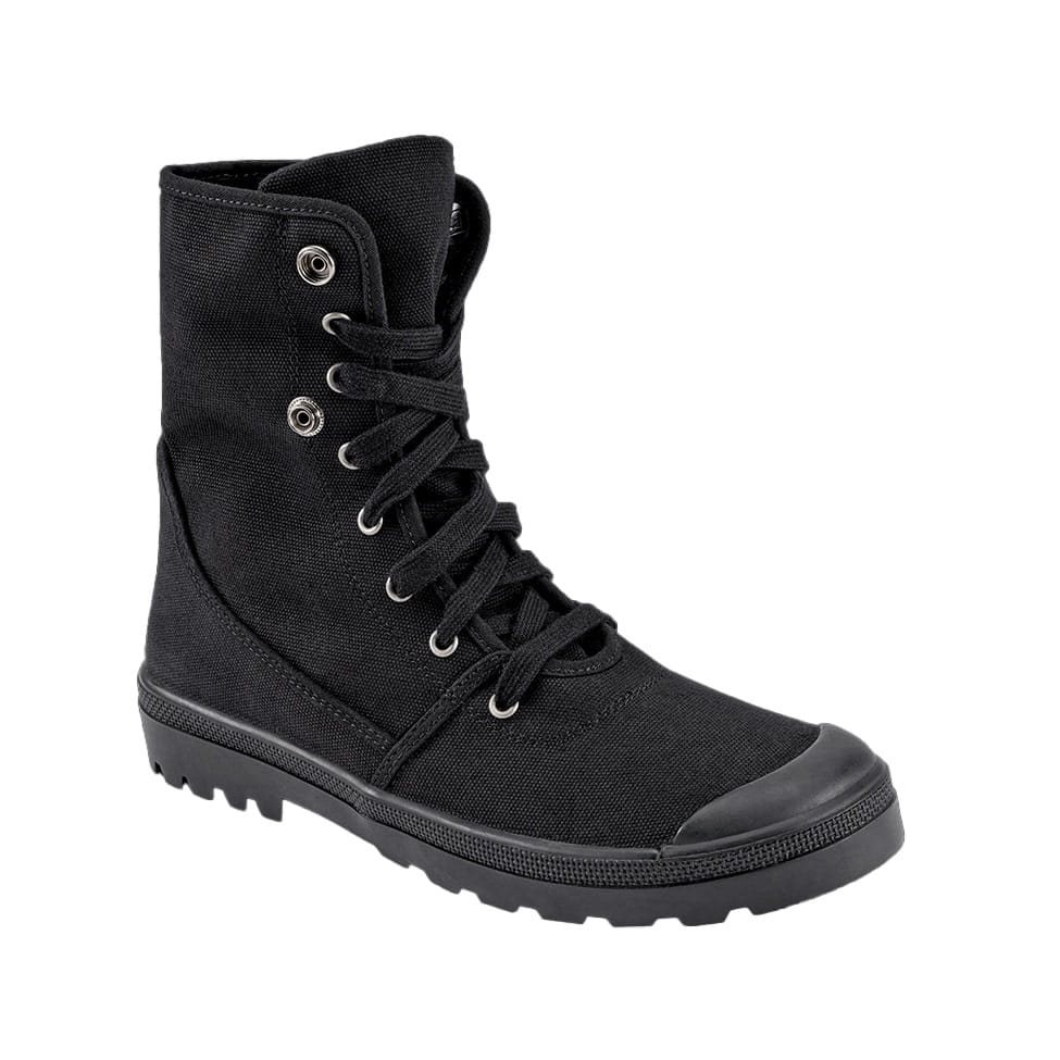 Boty MILITARY SNEAKER plátěné ČERNÉ vel. 40