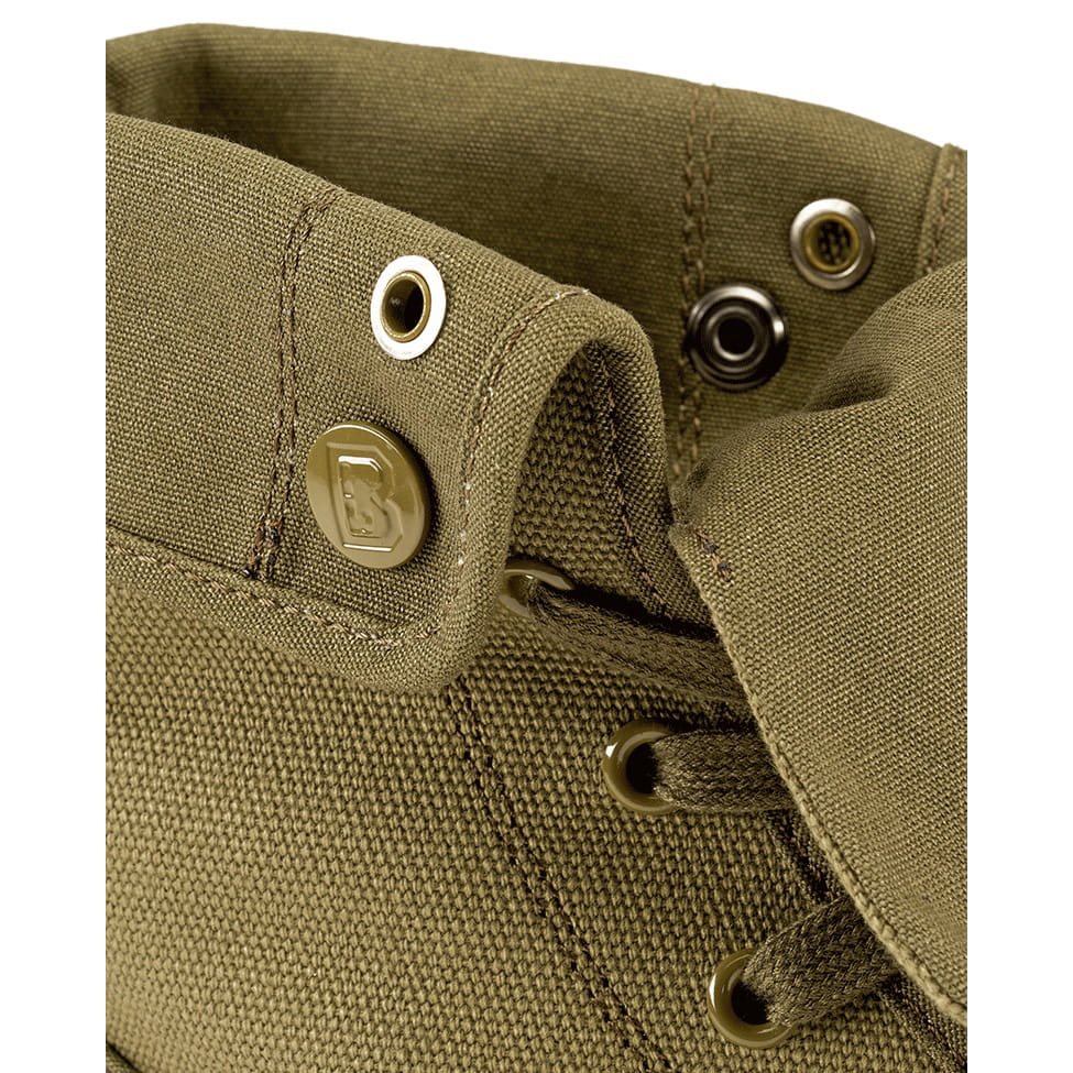 Boty MILITARY SNEAKER plátěné ZELENÉ vel. 44