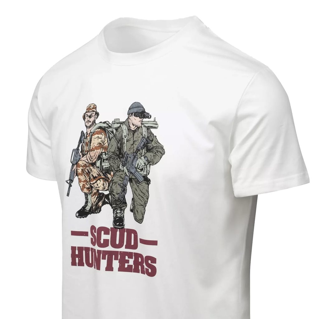 Triko SCUD HUNTERS BÍLÉ vel. XXL