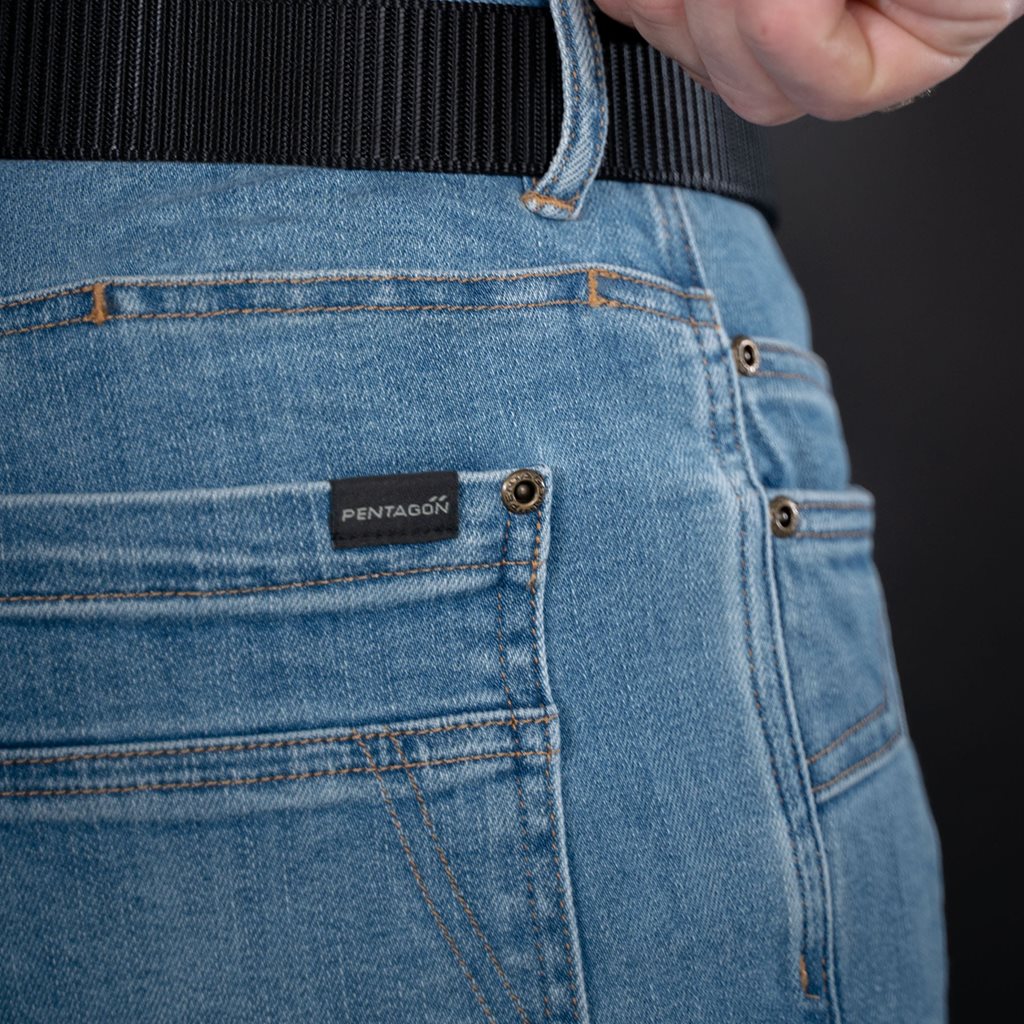 Kalhoty taktické džínové ROGUE Jeans SVĚTLE MODRÉ vel. 46-32