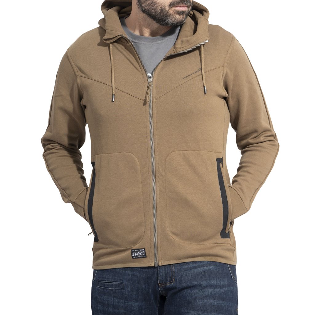 Mikina PENTATHLON 2.0 s kapucí COYOTE vel. 3XL