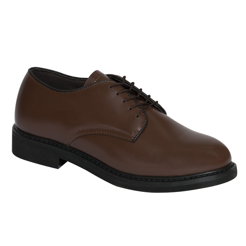Boty - polobotky k uniformě OXFORD HNĚDÉ vel. 6