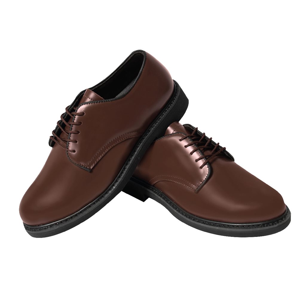 Boty - polobotky k uniformě OXFORD HNĚDÉ vel. 7