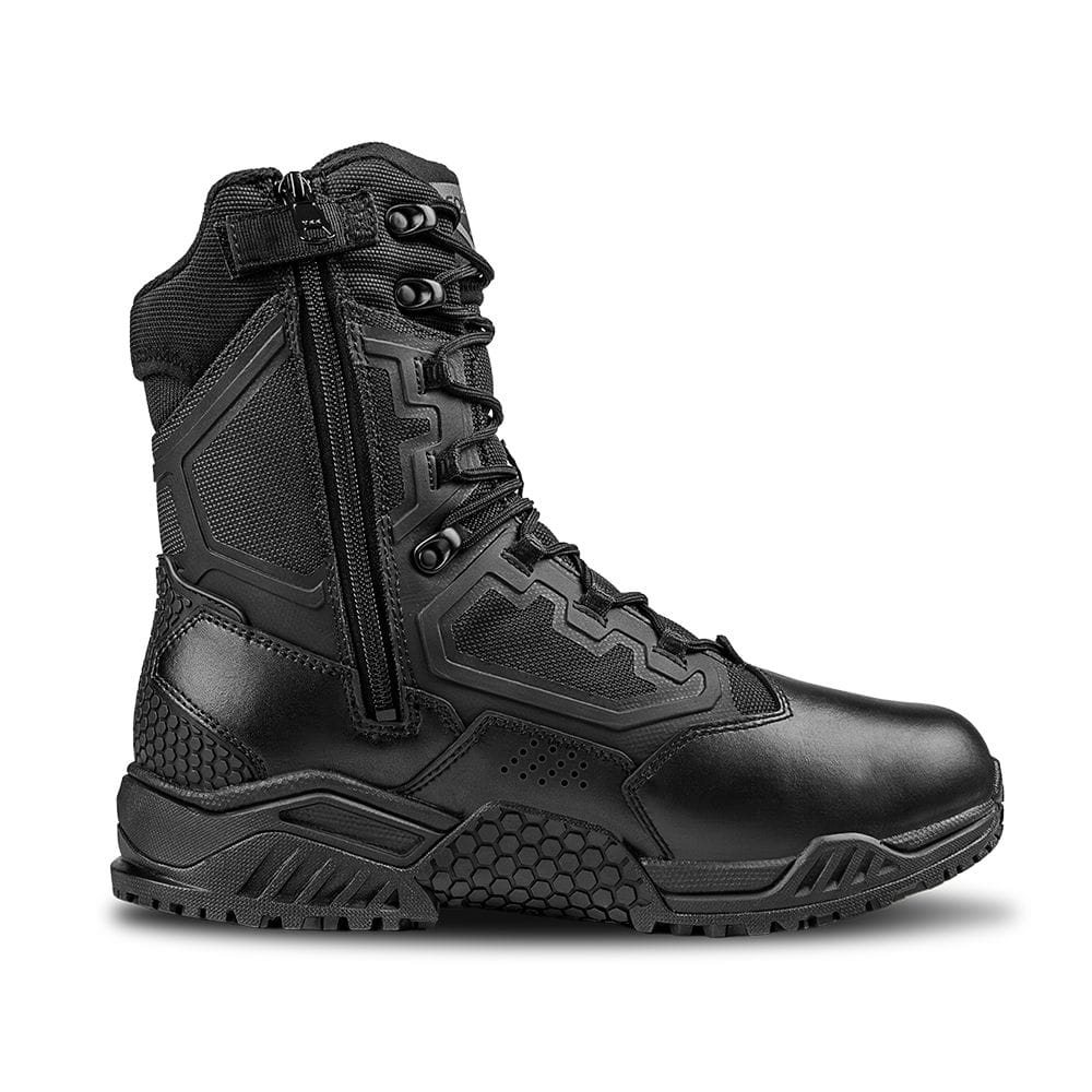 Boty taktické BRIGADE 8" se zipem ČERNÉ