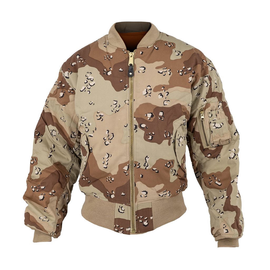 Bunda US MA-1 bomber 6-COL DESERT vel. L