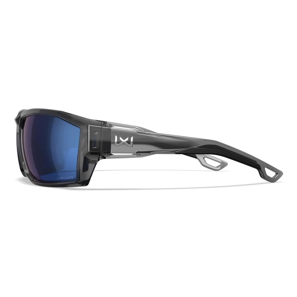 Brýle střelecké WX ALPINE CAPTIVATE™ ŠEDÝ rám POLARIZOVANÁ MODRÁ skla