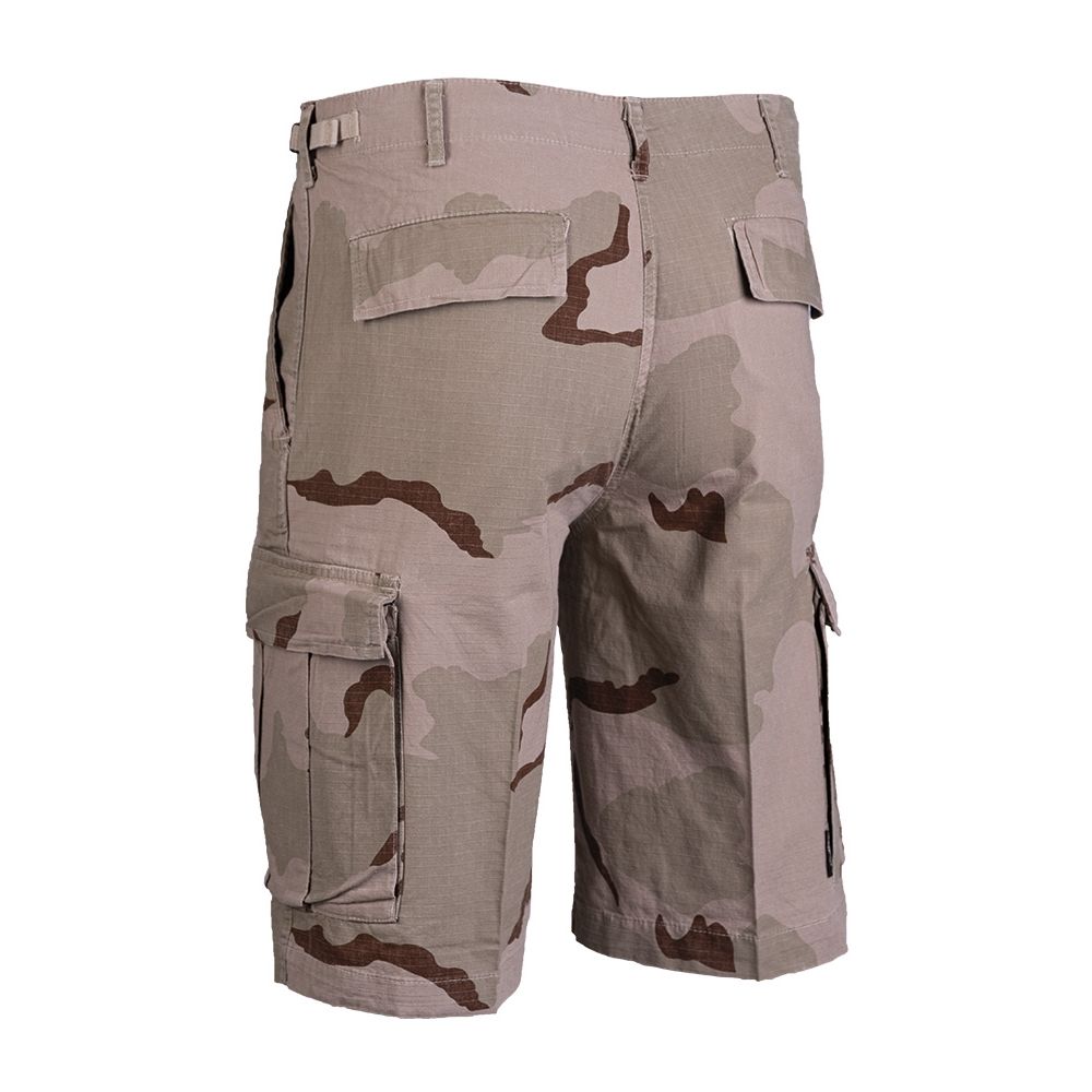 Kraťasy US typ BDU rip-stop předeprané 3-COL DESERT vel. XXL