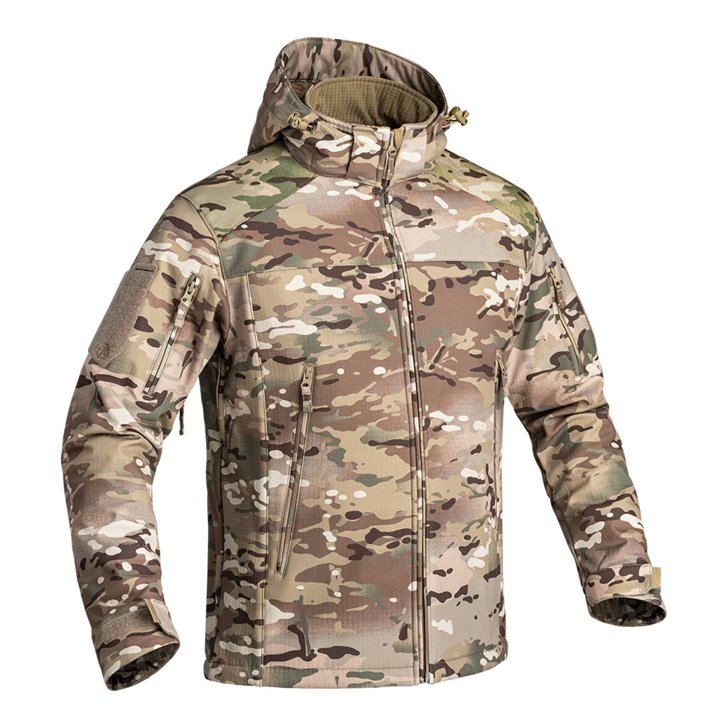 Bunda V2 FIGHTER GEN 2 softshell s kapucí MULTICAM®
