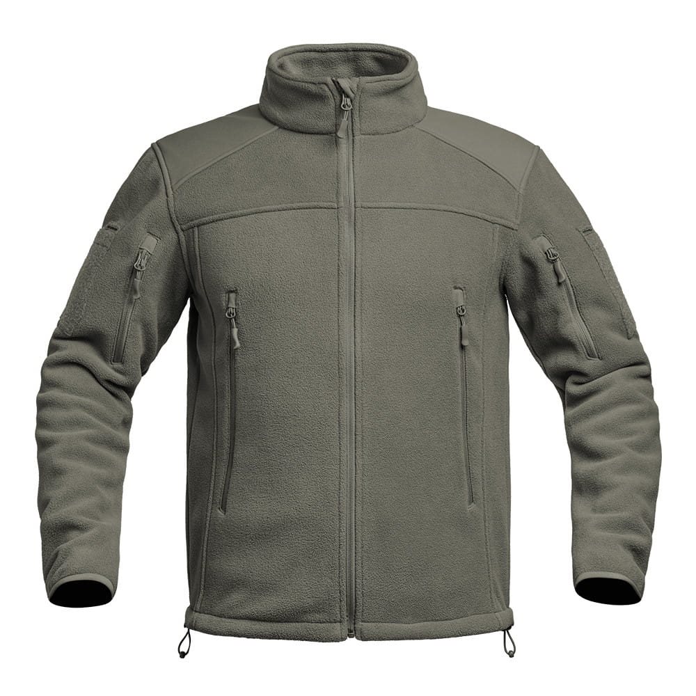 Bunda s kapucí FIGHTER Polar Fleece ZELENÁ vel. 3XL