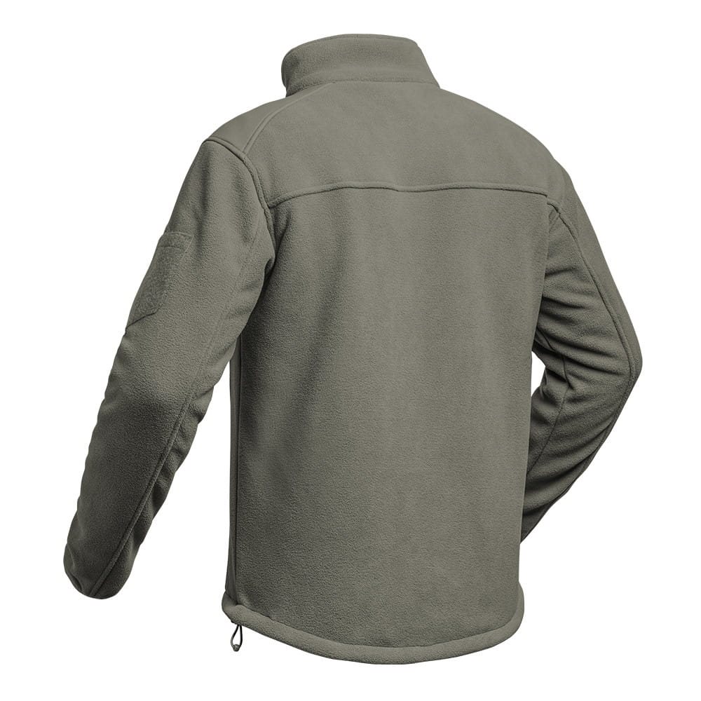 Bunda s kapucí FIGHTER Polar Fleece ZELENÁ vel. 3XL