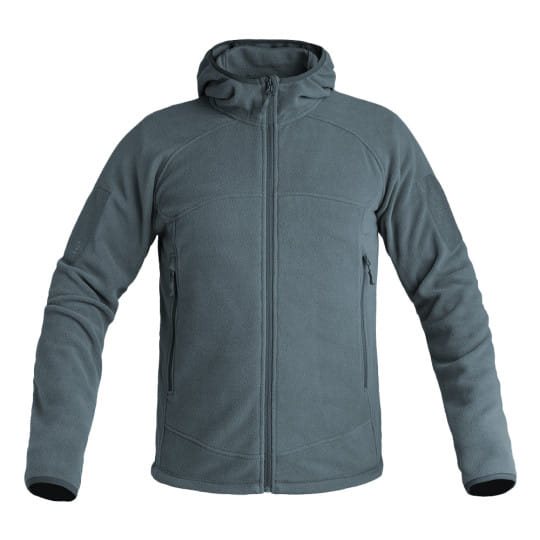 Mikina s kapucí INSTRUCTOR Polar Fleece ŠEDÁ vel. XS