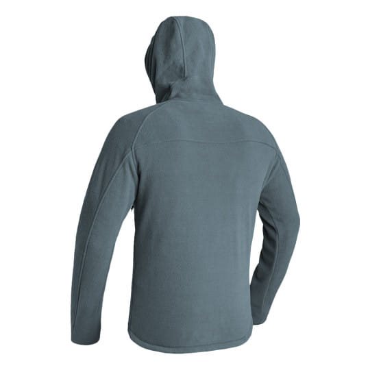 Mikina s kapucí INSTRUCTOR Polar Fleece ŠEDÁ vel. XS