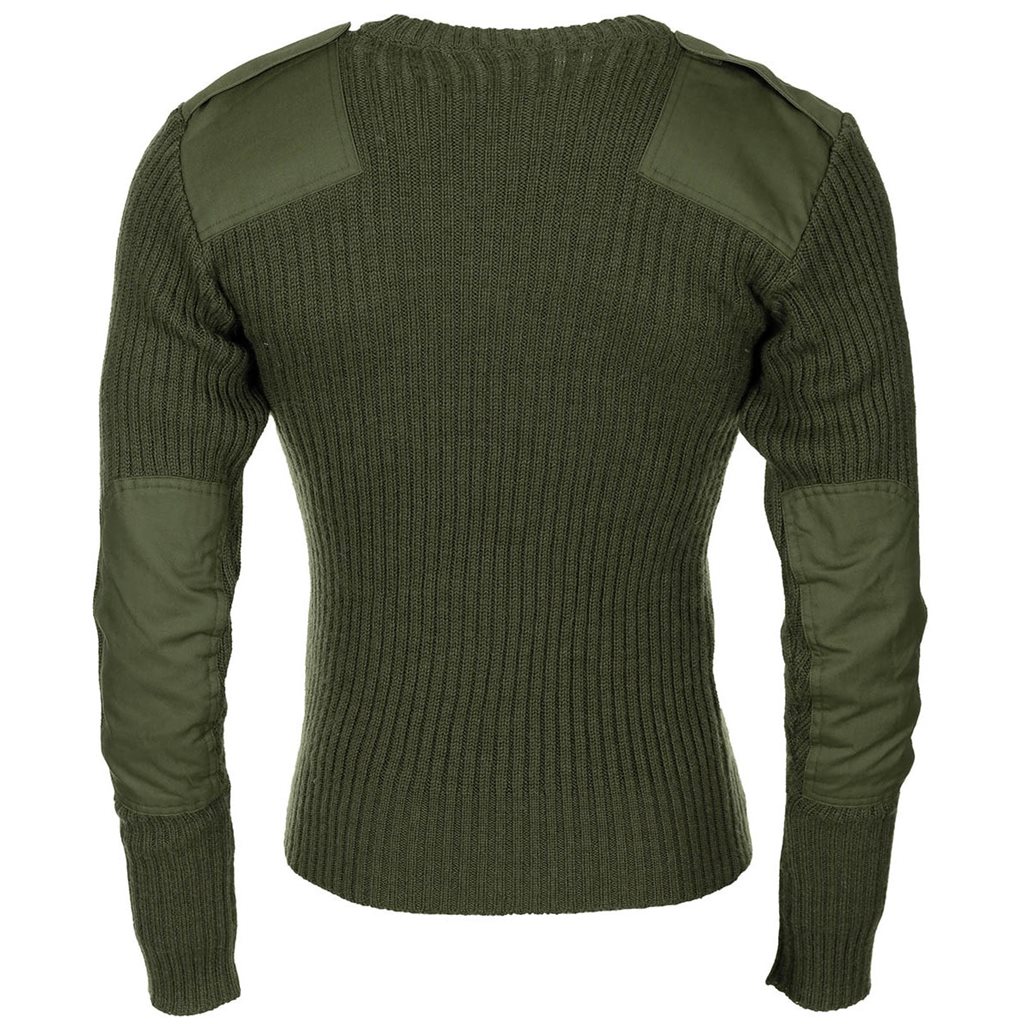 Svetr britský COMMANDO ZELENÝ použitý vel. 112