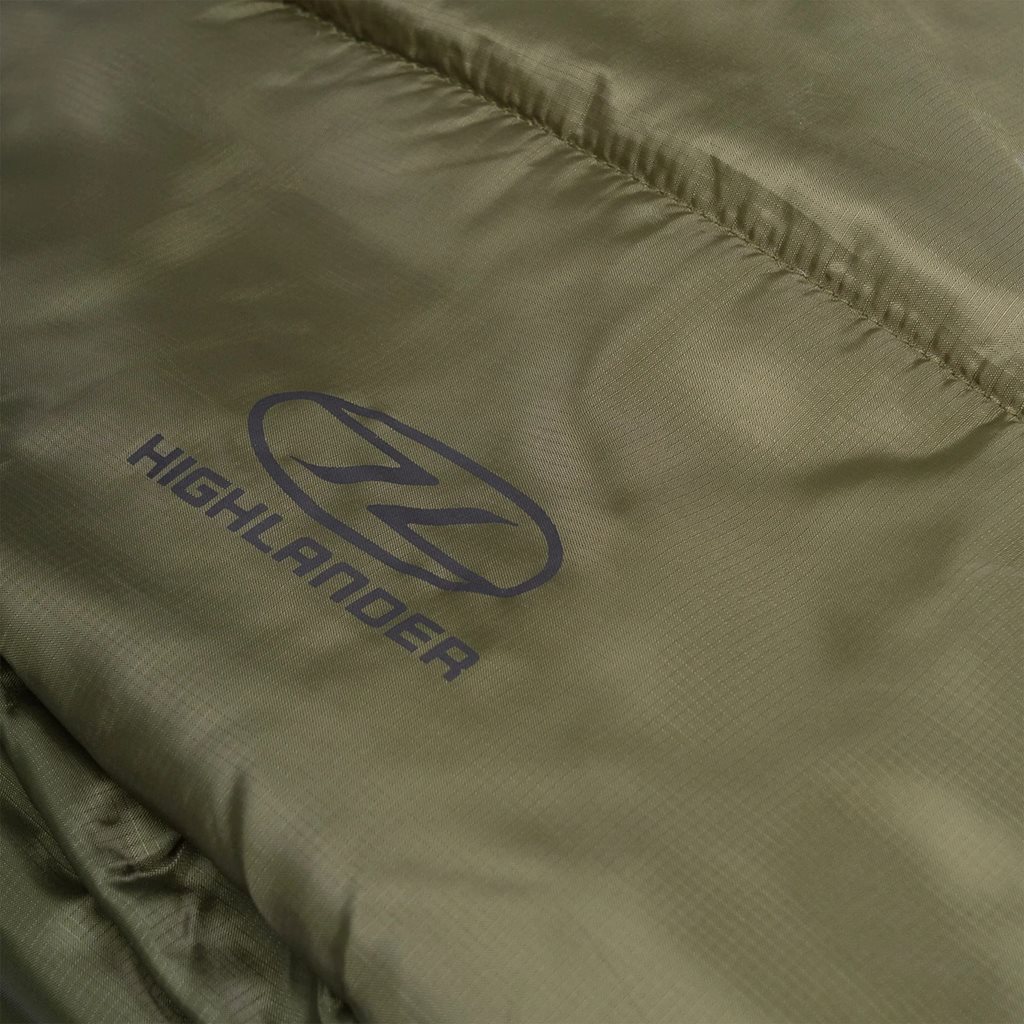 Spacák mumie čtyřsezonní DEFENDER 450 ZELENÝ