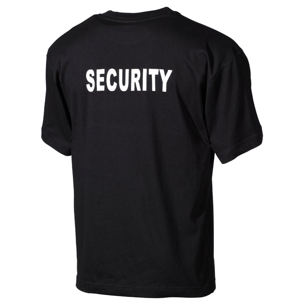 Triko SECURITY krátký rukáv ČERNÉ vel. XL