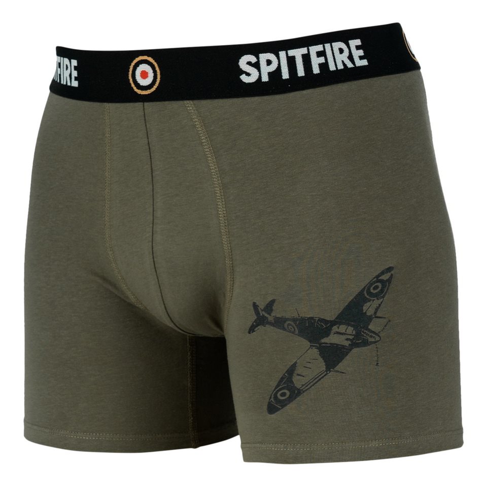 Trenýrky Boxer SPITFIRE ZELENÉ vel. M