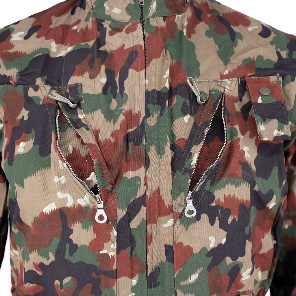 Kombinéza švýcarská tankistická SCHWEIZ TARN použitá vel. 54/70