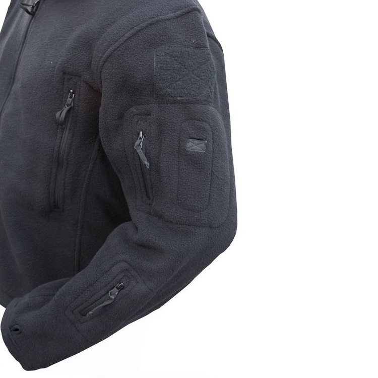 Mikina FLEECE RECON s kapucí ČERNÁ vel. XL