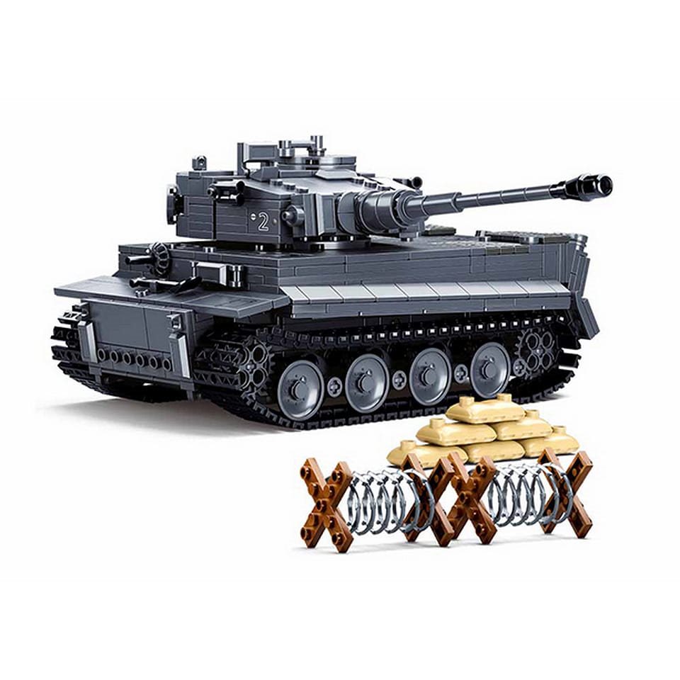 Stavebnice těžký tank PANZERKAMPFWAGEN VI TIGER RC na dálkové ovládání