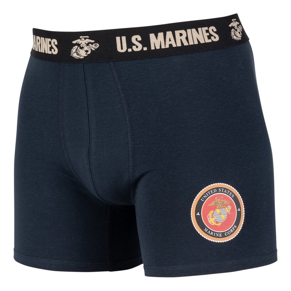 Trenýrky Boxer US MARINES MODRÉ vel. XL