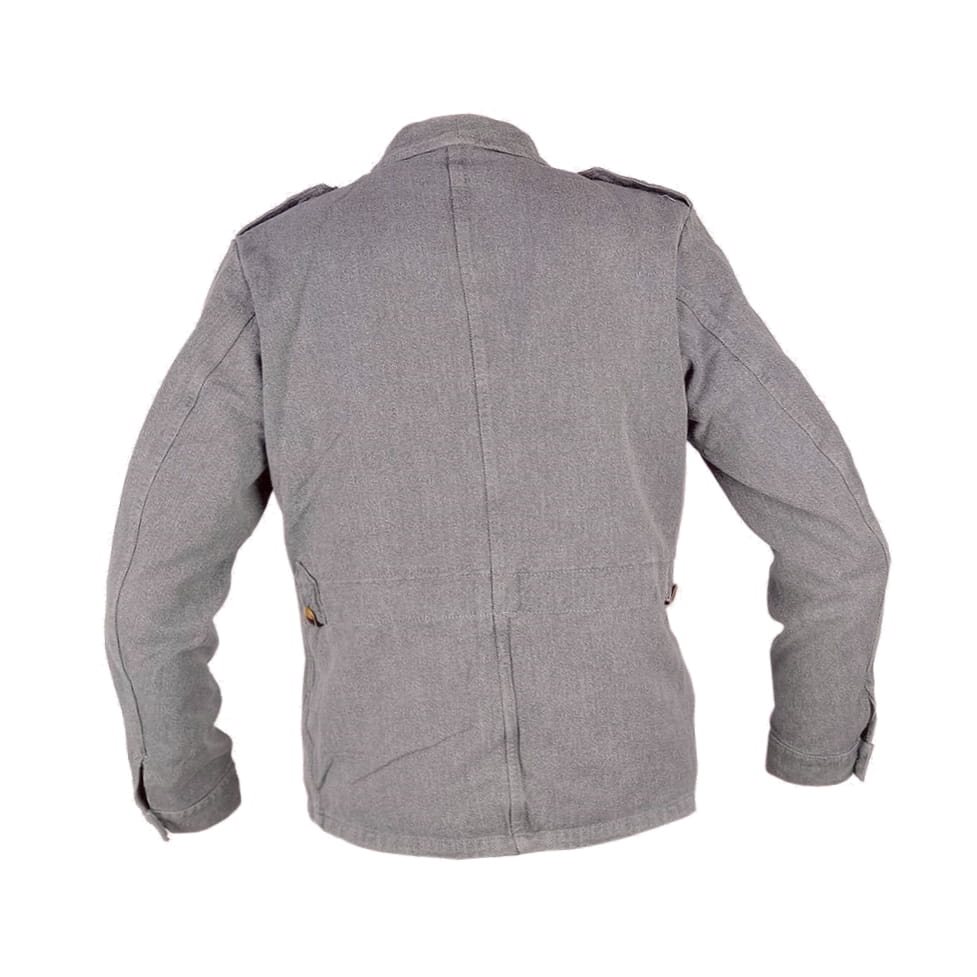 Blůza švýcarská DENIM pracovní ŠEDO/ZELENÁ použitá vel. 46